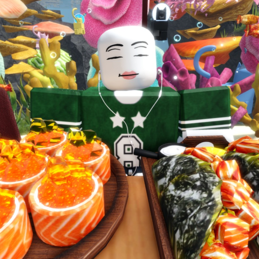 Mukbang Game [Testing] 🍣🐟!